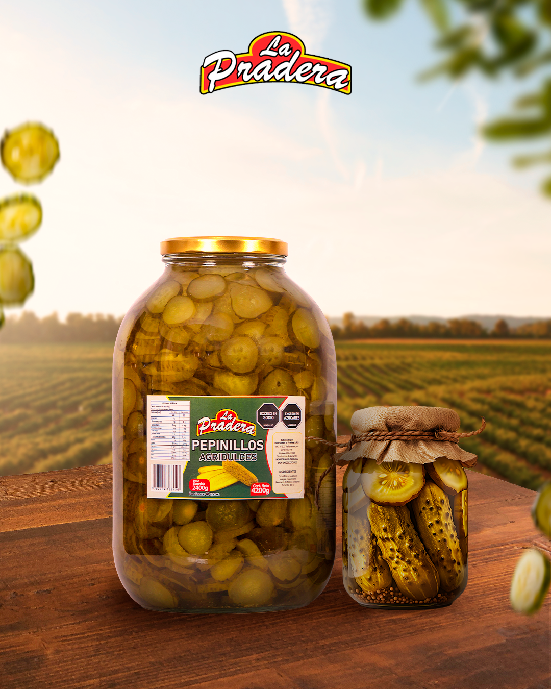 Pepinillos Agridulces
